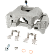 2-Wheel Set Rear Brake Kit With Calipers, Plain Surface 5 Lugs 268.99 mm Ceramic FWD, Includes (2) Brake Caliper, (2) Brake Disc and (1) Brake Pad Set