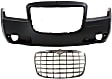2-Piece Kit, Front Primed Bumper Cover, Includes (1) Bumper Cover and (1) Grille