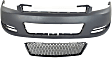 2014-2015 Chevrolet Impala Limited - 2-Piece Kit, Front Primed Bumper Cover, Includes (1) Bumper Cover and (1) Bumper Grille