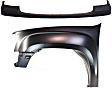 2-Piece Kit, Front, Driver Side Fender, Includes (1) Bumper Cover and (1) Fender