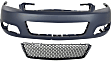 2012-2013 Chevrolet Impala - 2-Piece Kit, Front Primed Bumper Cover, Includes (1) Bumper Cover and (1) Bumper Grille