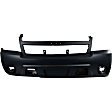 2013 Chevrolet Suburban 1500 - 3-Piece Kit Front Primed Bumper Cover,  For Models Without Off Road Package (Round Fog Lights), Sport Utility,  Includes (1) Bumper Cover, (1) Bumper Grille, and (1) Grille