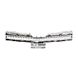 2014 Chevrolet Tahoe - 3-Piece Kit Front Primed Bumper Cover,  For Models Without Off Road Package, Sport Utility,  Includes (1) Bumper Cover, (1) Bumper Grille, and (1) Grille