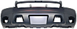 3-Piece Kit, Front Primed Bumper Cover, Sport Utility, For Models Without Off Road Package (Round Fog Lights), Includes (1) Bumper Cover, (1) Bumper Grille, and (1) Grille