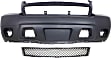 2-Piece Kit Front Primed Bumper Cover, For Models without Off Road Package, CAPA Certified, Includes (1) Bumper Cover and (1) Bumper Grille
