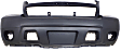 2-Piece Kit Front Primed Bumper Cover, For Models without Off Road Package, CAPA Certified, Includes (1) Bumper Cover and (1) Bumper Grille