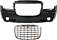 2-Piece Kit, Front Primed Bumper Cover, Includes (1) Bumper Cover and (1) Grille