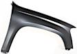 2009 Chevrolet Colorado - 3-Piece Kit Front, Driver and Passenger Side Fender, Non-Xtreme Models, For Models Without Sport Package,  Includes (1) Bumper Cover and (2) Fender