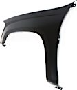 2009 Chevrolet Colorado - 3-Piece Kit Front, Driver and Passenger Side Fender, Non-Xtreme Models, For Models Without Sport Package,  Includes (1) Bumper Cover and (2) Fender