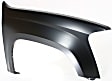 2-Piece Kit, Front Primed Bumper Cover, Includes (1) Bumper Cover and (1) Fender