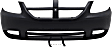 3-Piece Kit, Front Primed Bumper Cover, CAPA Certified, Includes (1) Bumper Cover and (2) Fender