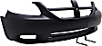 3-Piece Kit, Front Primed Bumper Cover, CAPA Certified, Includes (1) Bumper Cover and (2) Fender