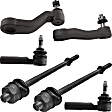 6-Piece Kit Front Suspension Kit, Includes (4) Tie Rod End, (1) Idler Arm and (1) Pitman Arm