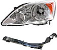 2-Piece Kit Driver Side Halogen Headlight, Without bulb(s), OE Replacement, Includes (1) Headlight and (1) Headlight Bracket