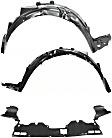 3-Piece Kit, Front, Driver and Passenger Side Fender Liner, Includes (1) Engine Splash Shield and (2) Fender Liner