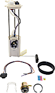 2002 Chevrolet Silverado 1500 - 2-Piece Kit Fuel Pump, with 2 Connectors, with 3 Tube Ports, with Code # TCF on Module, with Evaporative Emission, RPO Code EVA, Electric, With Fuel Sending Unit, 4.8L 8Cyl, Standard Cab Pickup,  Includes (1) Fuel Pressure Regulator and (1)