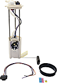 2002 Chevrolet Silverado 1500 - 2-Piece Kit Fuel Pump, with 2 Connectors, with 3 Tube Ports, with Code # TCF on Module, with Evaporative Emission, RPO Code EVA, Electric, With Fuel Sending Unit, 4.8L 8Cyl, Standard Cab Pickup,  Includes (1) Fuel Pressure Regulator and (1)