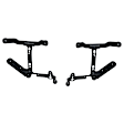 8-Piece Kit Front Bumper Chrome, Includes (2) Bumper Bracket, (1) Bumper Cover, (1) Bumper Trim, (2) Fog Light, and (1) Valance