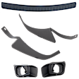 5-Piece Kit Front, Driver and Passenger Side Bumper Trim, Includes (3) Bumper Trim and (2) Fog Light Trim