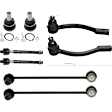 8-Piece Kit Front Suspension Kit, Includes (2) Ball Joint, (2) Sway Bar Link, and (4) Tie Rod End