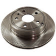 2-Wheel Set Rear Brake Disc and Pad Kit, Plain Surface 303.02 mm, Includes (2) Brake Disc and (1) Brake Pad Set