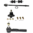 8-Piece Kit Front, Driver and Passenger Side, Lower Ball Joint, Includes (2) Ball Joint, (4) Tie Rod End and (2) Sway Bar Link