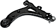 8-Piece Kit Front, Driver and Passenger Side, Lower Control Arms, Includes (2) Control Arm, (2) Steering Rack Boot, and (4) Tie Rod End