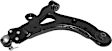 8-Piece Kit Front, Driver and Passenger Side, Lower Control Arms, Includes (2) Control Arm, (2) Steering Rack Boot, and (4) Tie Rod End