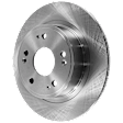 2-Wheel Set Rear Brake Disc and Pad Kit, Plain Surface 281.69 mm, Includes (1) Brake Pad Set and (2) Brake Disc
