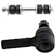 4-Piece Kit Front, Driver and Passenger Side, Outer Tie Rod End, Includes (2) Sway Bar Link and (2) Tie Rod End
