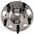 2-Wheel Set Front Wheel Hub, 5 Lugs, Includes (1) Brake Pad Set, (2) Brake Disc and (2) Wheel Hub