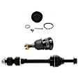 6-Piece Kit Front, Driver and Passenger Side, Upper and Lower Ball Joint, includes (4) Ball Joint and (2) Sway Bar Link