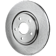 4-Wheel Set Front and Rear Brake Disc and Pad Kit, Plain Surface 5 Lugs Front-329.95 mm/Rear-327.91 mm, Includes (4) Disc and (2) Pad Set