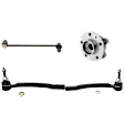6-Piece Kit Front Suspension Kit, Includes (2) Sway Bar Link, (2) Tie Rod End, and (2) Wheel Hub