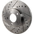 2-Wheel Set Front Wheel Hub, 5 Lugs, Includes (2) Wheel Hub, (2) Brake Disc and (1) Brake Pad Set