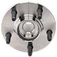 2-Wheel Set Front Wheel Hub, 5 Lugs, Includes (2) Wheel Hub, (2) Brake Disc and (1) Brake Pad Set