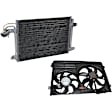 2012 Audi TT Quattro Premium Plus - 2-Piece Kit Radiator Fan 2.0L 4Cyl, Dual fan,  Includes (1) A/C Condenser and (1) Cooling Fan Assembly