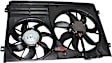 2012 Audi TT Quattro Premium Plus - 2-Piece Kit Radiator Fan 2.0L 4Cyl, Dual fan,  Includes (1) A/C Condenser and (1) Cooling Fan Assembly