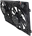 2012 Audi TT Quattro Premium Plus - 2-Piece Kit Radiator Fan 2.0L 4Cyl, Dual fan,  Includes (1) A/C Condenser and (1) Cooling Fan Assembly
