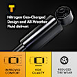6-Piece Kit Front and Rear, Driver and Passenger Side Shock, RWD, Includes (4) Shock and (2) Sway Bar Link