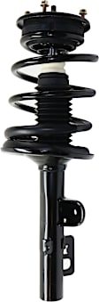 4-Piece Kit Front, Driver and Passenger Side Fully Loaded Strut, AWD, Includes (2) Shock Absorber and Strut Assembly and (2) Control Arm
