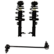 4-Piece Kit Front Suspension Kit, Includes (2) Shock Absorber and Strut Assembly and (2) Sway Bar Link
