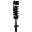 4-Piece Kit Front, Driver and Passenger Side Fully Loaded Strut, Includes (2) Shock Absorber and Strut Assembly and (2) Control Arm