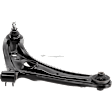 4-Piece Kit Front, Driver and Passenger Side, Lower Control Arms, Includes (2) Control Arm and (2) Sway Bar Link
