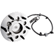 2-Wheel Set Front, Driver and Passenger Side Wheel Hub, 6 Lugs, With Bearing, RWD, Includes (2) Wheel Hub and (4) Ball Joint
