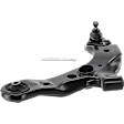 4-Piece Kit Front, Driver and Passenger Side, Lower Control Arms, Includes (2) Control Arm and (2) Tie Rod End