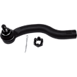 4-Piece Kit Front, Driver and Passenger Side, Lower Control Arms, Includes (2) Control Arm and (2) Tie Rod End