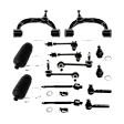 2009 Lexus GX470 - 14-Piece Kit Front, Driver and Passenger Side, Upper Control Arms, Includes (2) Ball Joint, (2) Control Arm, (2) Steering Rack Boot, (4) Sway Bar Link, and (4) Tie Rod End