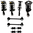 8-Piece Kit Front and Rear Suspension Kit, Includes (4) Shock Absorber and Strut Assembly and (4) Sway Bar Link