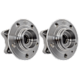 2-Wheel Set Rear, Driver and Passenger Side Wheel Hub, 5 Lugs, With Bearing, Includes (2) Wheel Hub and (2) Sway Bar Link